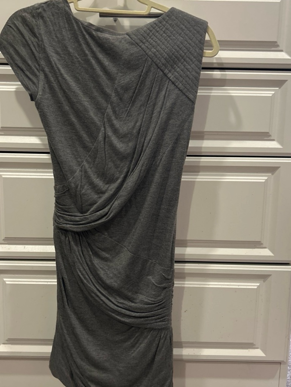 BCBGMaxAzria Charcoal Gray Knit Top
